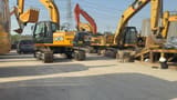 2022 JCB JS215LC crawler excavator, side view