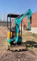 2025 Kubota U15 mini excavator, front three-quarter view