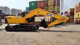 2025 JCB NXT 215LC Crawler Excavator with its boom and arm extended forward