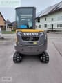 2017 Volvo EC35D mini excavator, rear view