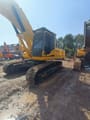 2016 Komatsu PC400 crawler excavator, front three-quarter view