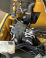 2025 Komatsu PC78 mini excavator engine compartment view