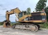 2003 Caterpillar 5110 B crawler excavator, side profile view