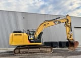 2015 Caterpillar 324E LN crawler excavator, side profile view