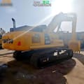 2022 Komatsu PC350-7 crawler excavator, rear three-quarter view