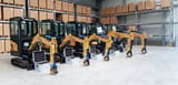 2025 Sany SY18C mini excavator row