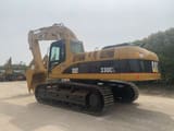 2018 Caterpillar 330CL crawler excavator, rear three-quarter view