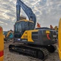 2021 Volvo EC140 crawler excavator, rear three-quarter view