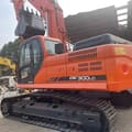 2023 Doosan DX300LC excavator side profile view
