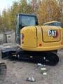 2023 Caterpillar 307E2 crawler excavator rear three-quarter view
