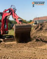JCB 8035ZTS mini excavator bucket view