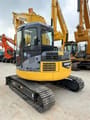 2022 Komatsu PC78US crawler excavator, rear three-quarter view