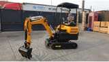 JPC HT20 mini excavator, side view