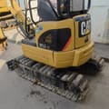 2022 Caterpillar 301.5 mini excavator rear quarter view
