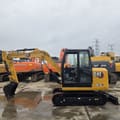 2022 Caterpillar 305.5E2 mini excavator, side view