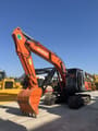 2022 Hitachi ZX200-3G crawler excavator, front three-quarter view