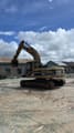 2020 Caterpillar 320BL crawler excavator, rear three-quarter view