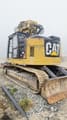 2018 Caterpillar 335FLCR crawler excavator rear three-quarter view