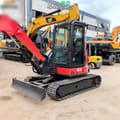 Hitachi ZX55USR-5A Mini Excavator, side view