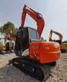 Hitachi Zaxis 70 crawler excavator, rear three-quarter view