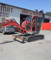 JCB 5 T235 mini excavator, side view