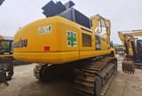 2018 Komatsu PC400-8 crawler excavator, rear three-quarter view