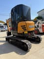 2020 Sany SY35U mini excavator, rear three-quarter view