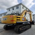 Sany SY365H crawler excavator, rear three-quarter view