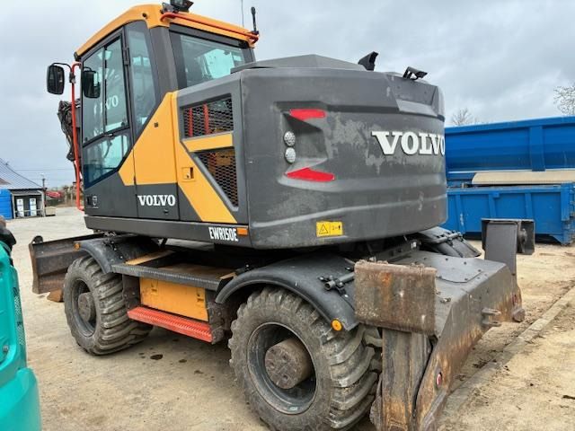 2016 Volvo EWR150E wheel excavator, rear three-quarter view