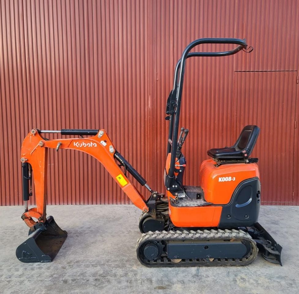 2015 Kubota K008-3 mini excavator, side view