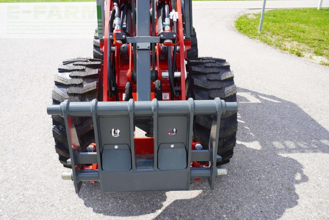 2026 Weidemann 1140 HYDRO mini excavator front view of attachment bracket