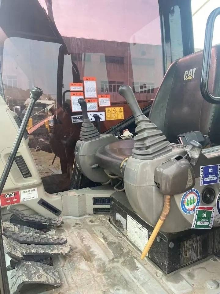 2021 Caterpillar 308C mini excavator interior cab view