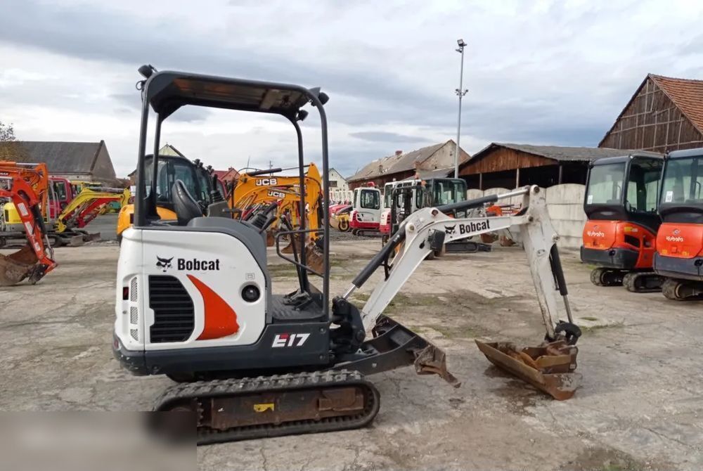 2018 Bobcat E17 mini excavator, side view