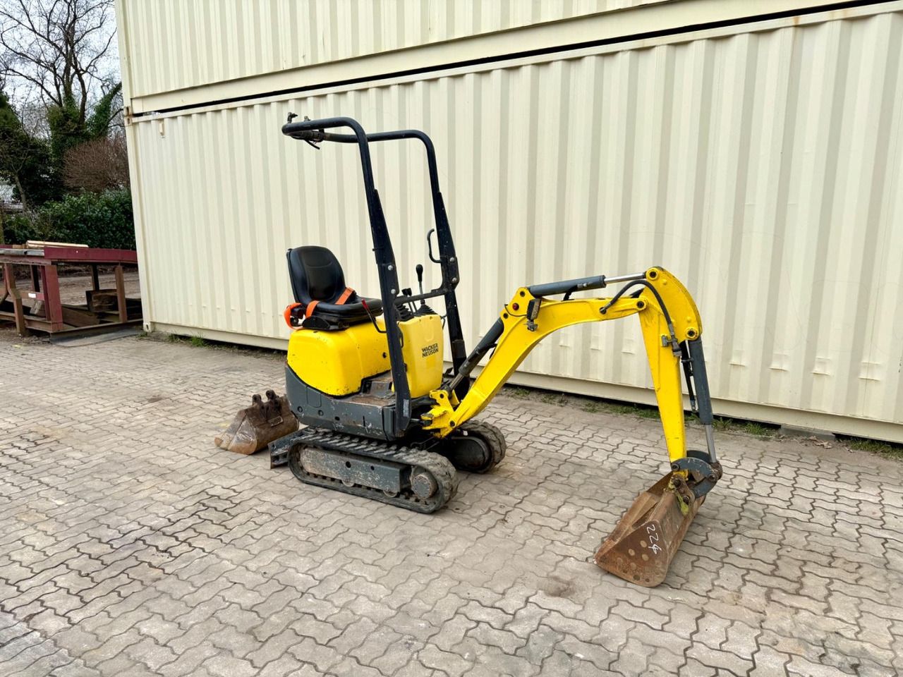 2019 Wacker Neuson 803 mini excavator, side view