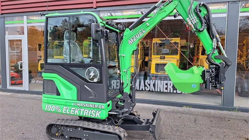 2026 Mole M20EL mini excavator side view
