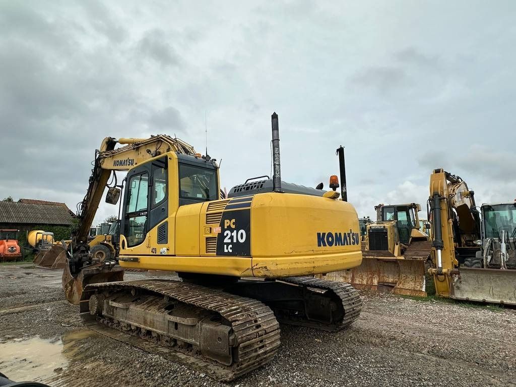 2008 Komatsu PC210LC-8 crawler excavator, rear three-quarter view