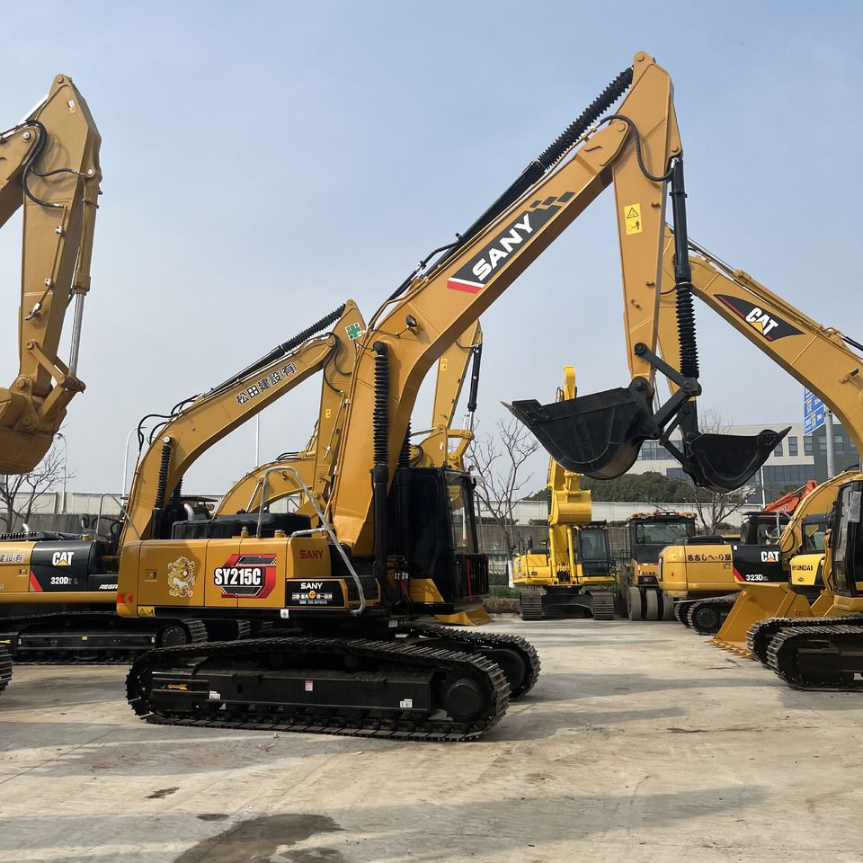 2024 Sany SY215C crawler excavator, side profile view 2024 Sany SY215C crawler excavator, side profile view
