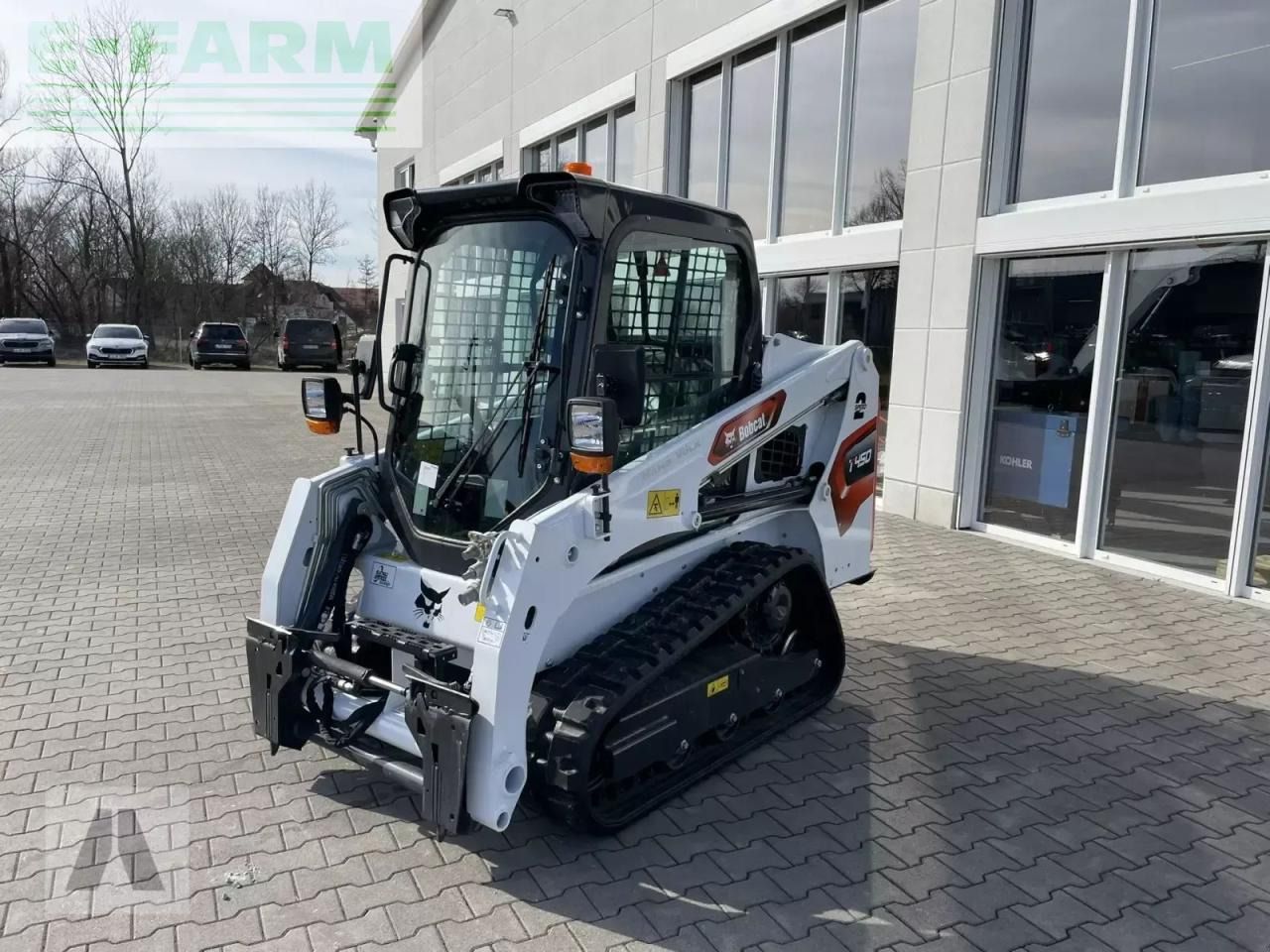 2023 Bobcat T450 E mini excavator, front three-quarter view 2023 Bobcat T450 E mini excavator, front three-quarter view