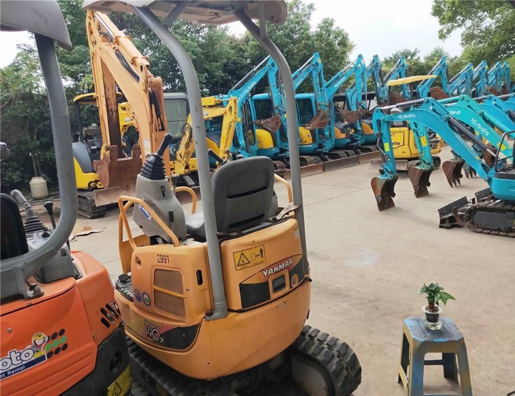 2023 Yanmar VIO 17 mini excavator, rear view