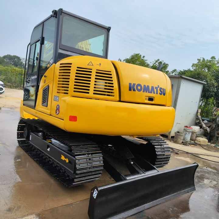2021 Komatsu PC70-8 crawler excavator, rear three-quarter view