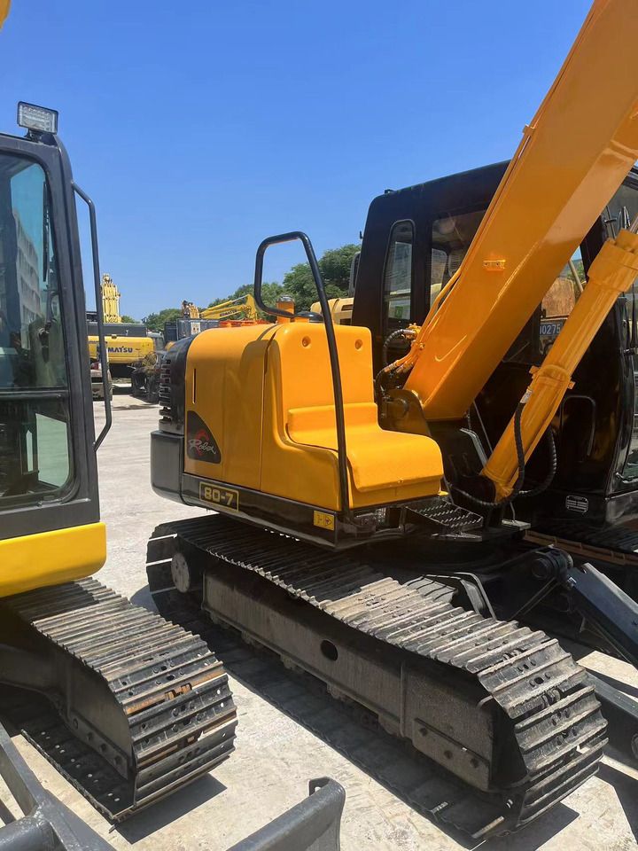 2021 Hyundai R80-7 excavator, side view
