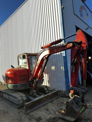 2016 Wacker Neuson EZ53 mini excavator, side view