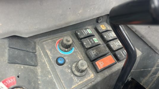 2019 Yanmar B7-6 SIGMA crawler excavator interior control panel