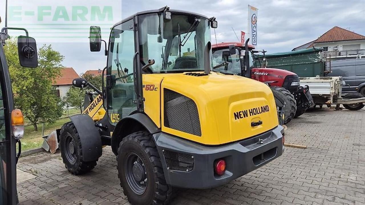 2020 New Holland W60 C mini excavator, rear three-quarter view 2020 New Holland W60 C mini excavator, rear three-quarter view