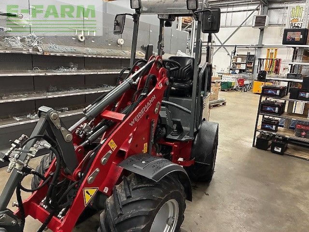 2017 Weidemann 1160E mini excavator, front three-quarter view 2017 Weidemann 1160E mini excavator, front three-quarter view
