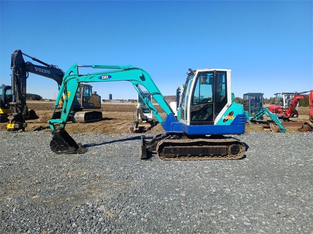 2012 IHI 60NS mini excavator, side view