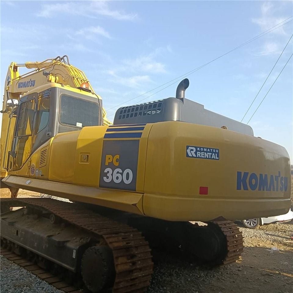 2023 Komatsu PC360-7 crawler excavator rear three-quarter view