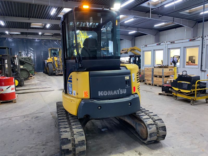 2007 Komatsu PC50MR-2 mini excavator, rear view