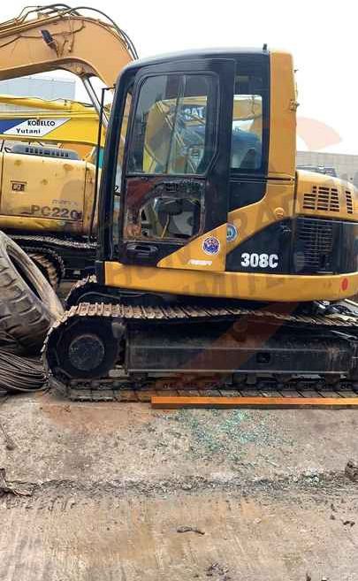 2018 Caterpillar 308D mini excavator, side profile view