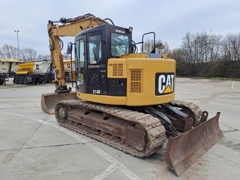 2010 Caterpillar 314 D LCR crawler excavator, rear three-quarter view 2010 Caterpillar 314 D LCR crawler excavator, rear three-quarter view